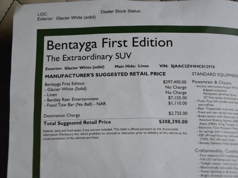 Used 2017 Bentley Bentayga First Edition | Gurnee, IL