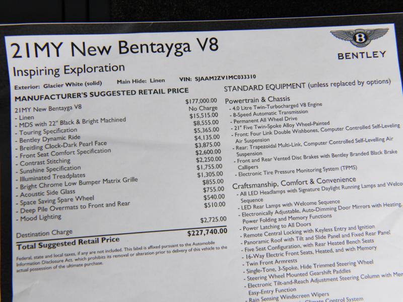 Used 2021 Bentley Bentayga V8 | Gurnee, IL