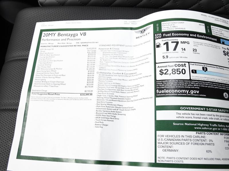 New 2020 Bentley Bentayga V8 | Gurnee, IL