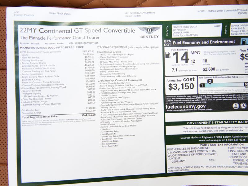 Used 2022 Bentley Continental GTC Convertible GTC Speed | Gurnee, IL