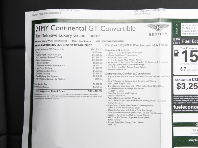 Used 2021 Bentley Continental GTC Convertible GTC W12 | Gurnee, IL
