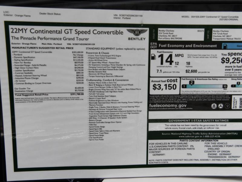 Used 2022 Bentley continental GTC Convertible GTC  Speed | Gurnee, IL