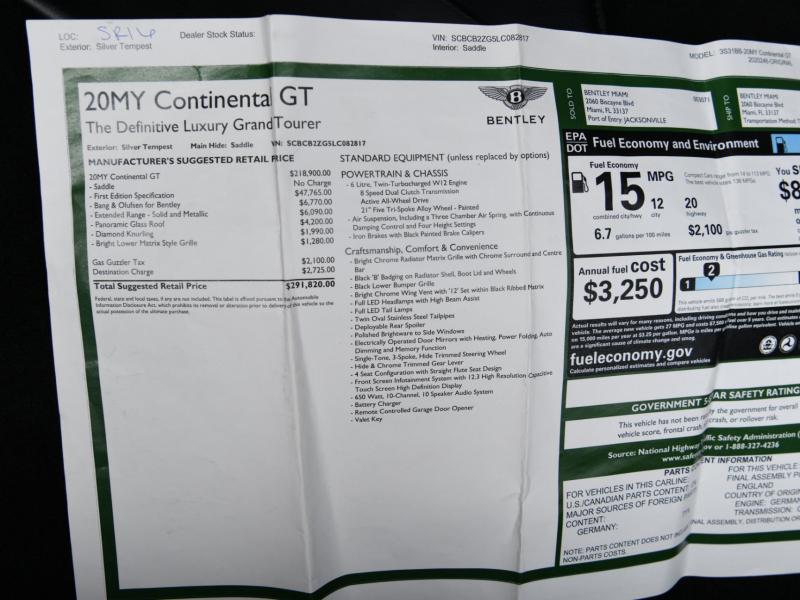 Used 2020 Bentley continental GT GT | Gurnee, IL