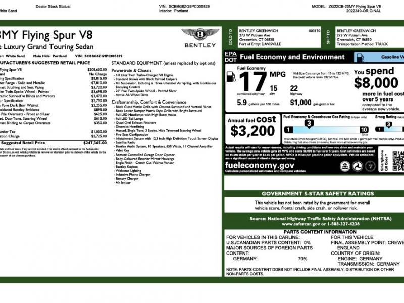 New 2023 Bentley Flying Spur V8 | Gurnee, IL