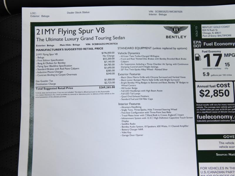 Used 2021 Bentley FLYING SPUR V8 | Gurnee, IL