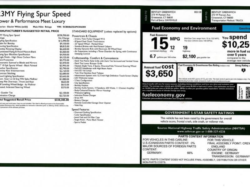 New 2023 Bentley Flying Spur Speed | Gurnee, IL